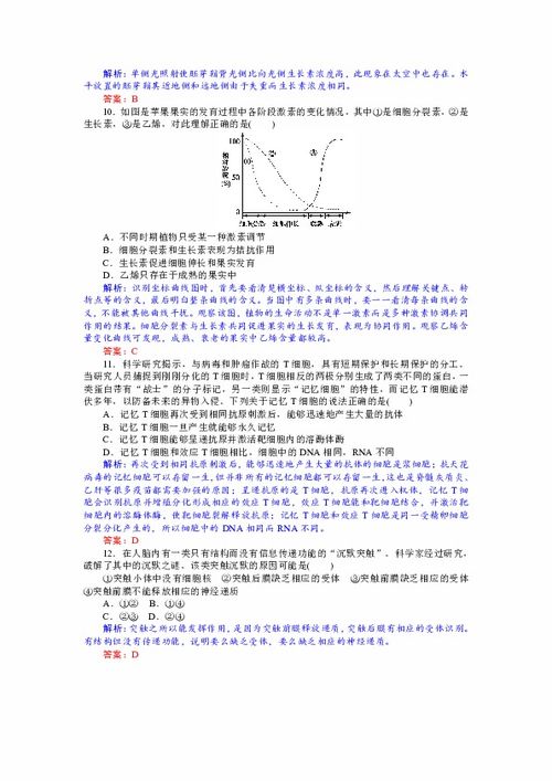 2012高考生物二輪復(fù)習(xí)專題五真題在線練習(xí)